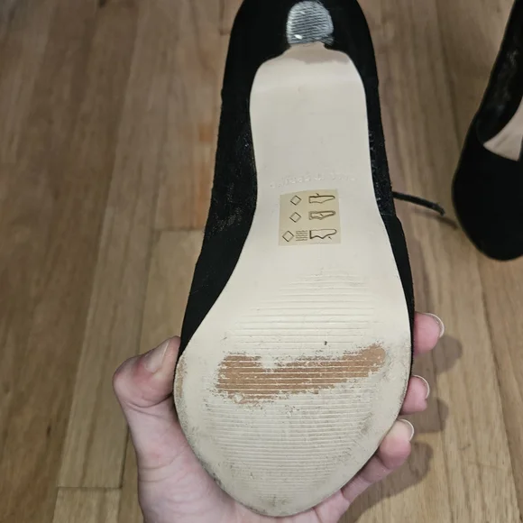 Call It Spring Black Heels - Picture 3 of 4